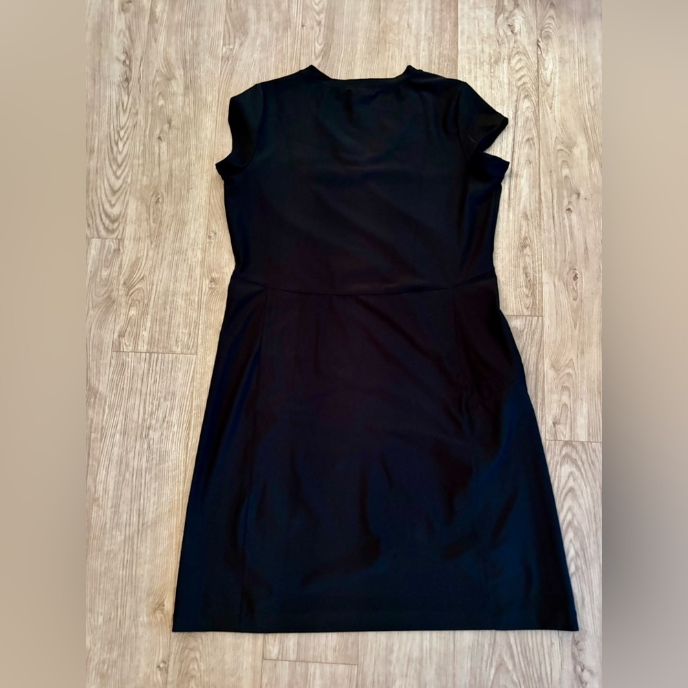 L.L. Bean Black Midi Dress - large - performance material. - Picture 8 of 8